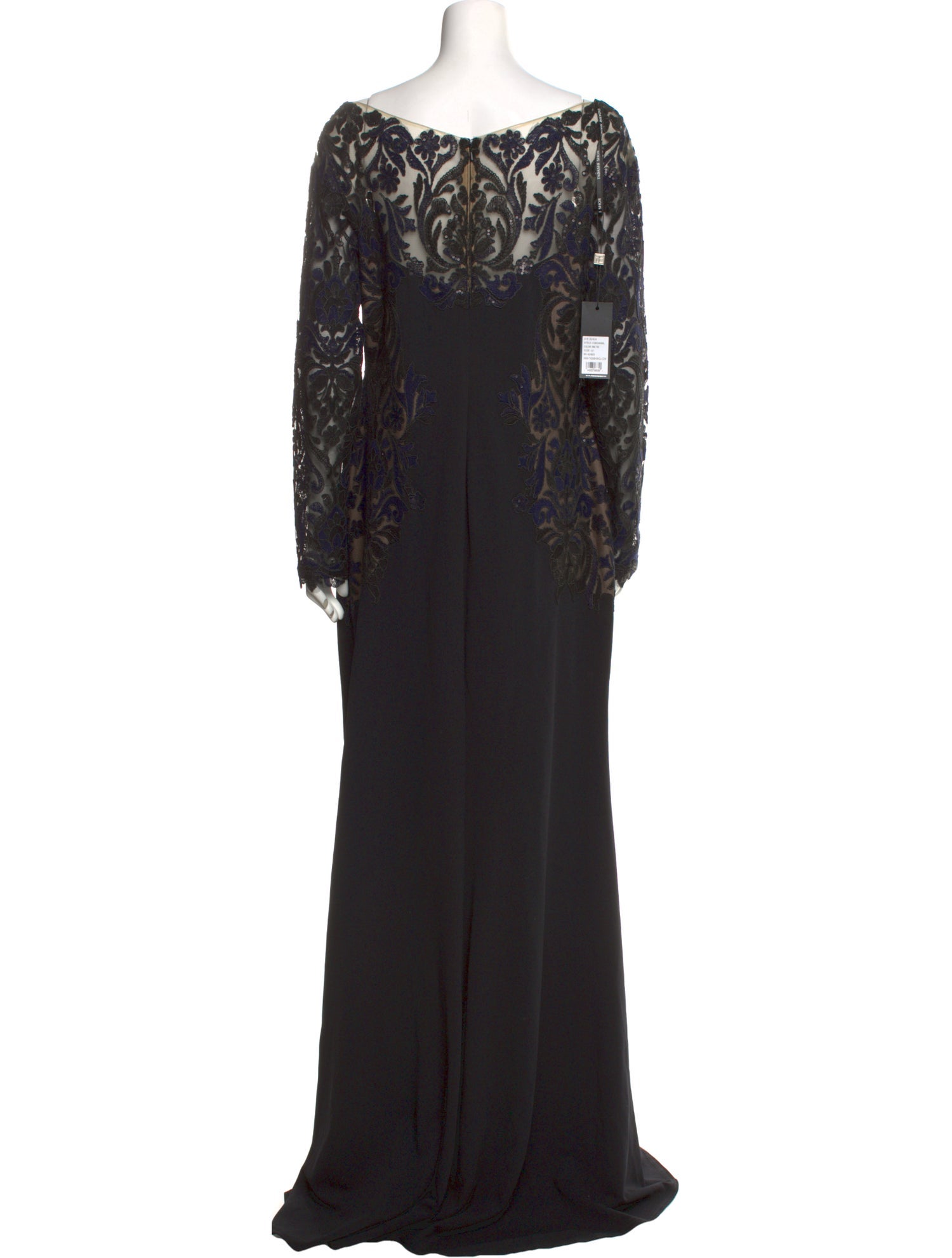 Tadashi Shoji Lace Pattern Long Dress